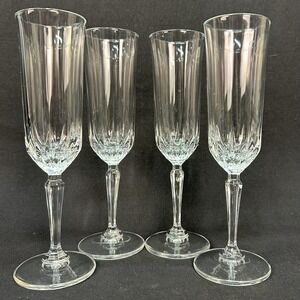 St George "American Heritage" Crystal Fluted Champagne Flute, Set of 2